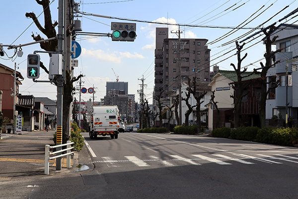 中央通り北(南向き)